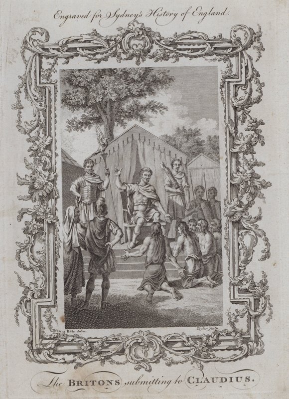 Les Bretons se soumettant à Claude - Samuel (after) Wale