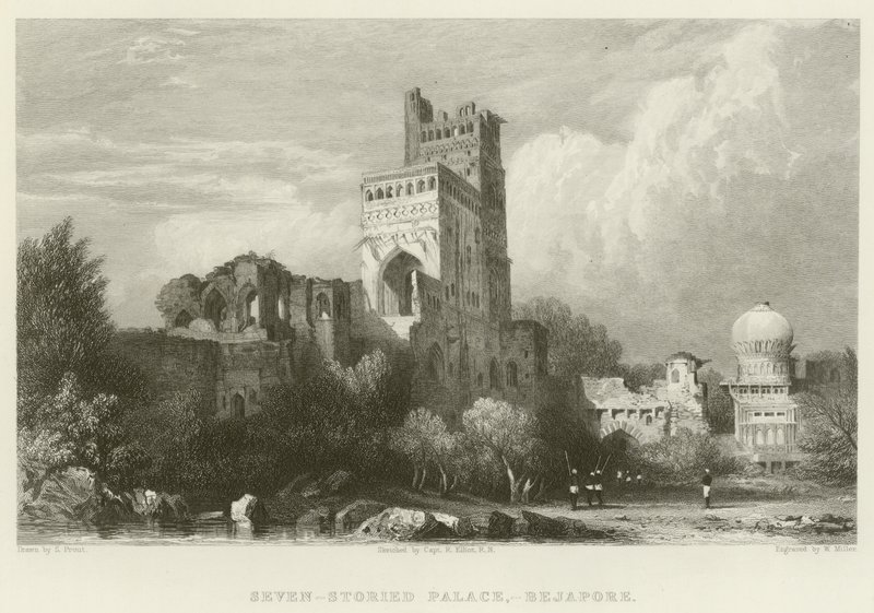 Palais à sept étages à Bejapore - Samuel Prout