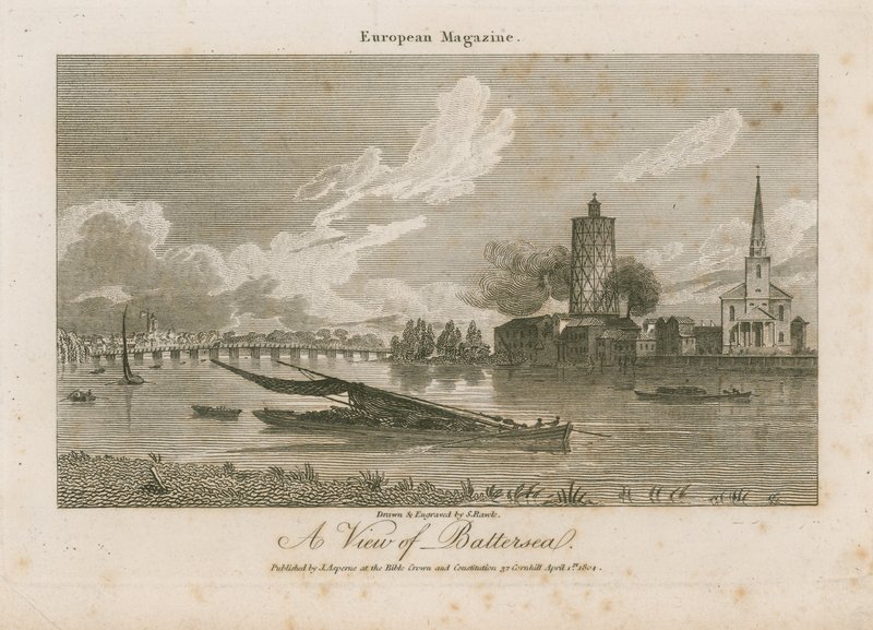 Vue de Battersea - Samuel Rawle