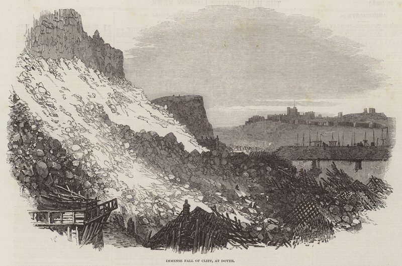 Immense chute de falaise, à Douvres - Samuel Read