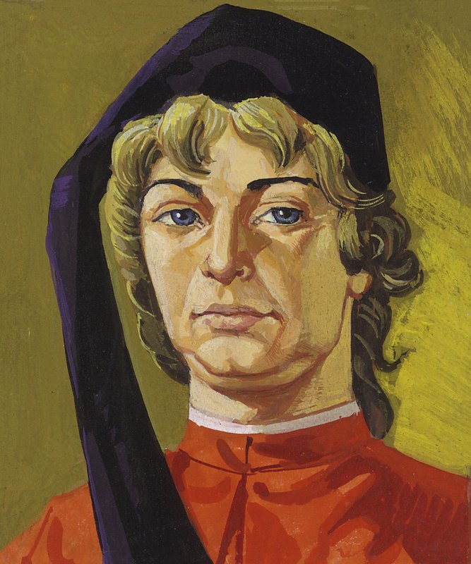 Amerigo Vespucci (gouache sur papier) - Severino Baraldi