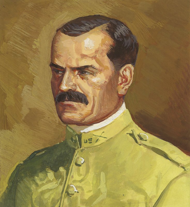Colonel Gaillard (gouache sur papier) - Severino Baraldi