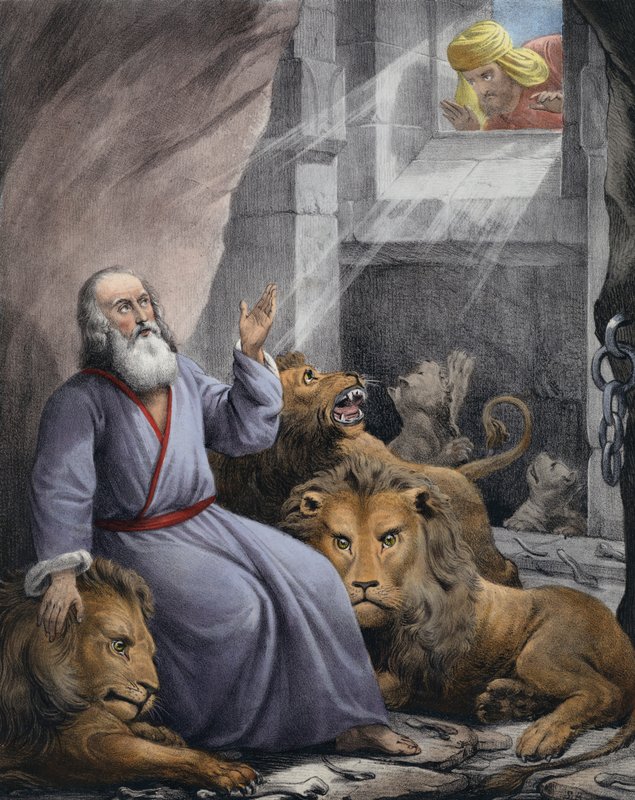 Daniel dans la fosse aux lions - Siegfried Detler Bendixen