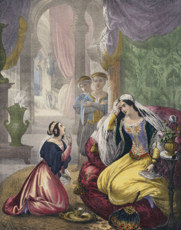 La captive hébraïque qui servait la femme de Naaman - Siegfried Detler Bendixen