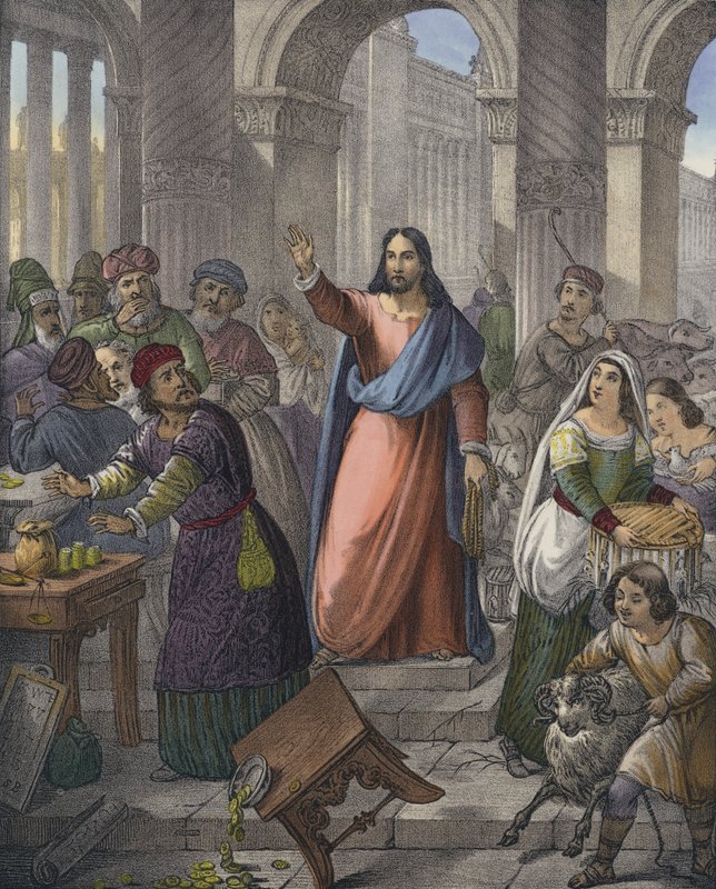 Christ purifie le temple - Siegfried Detler Bendixen