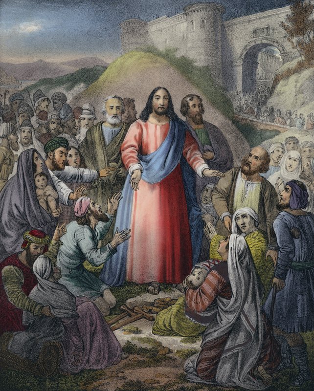 Christ guérissant la multitude - Siegfried Detler Bendixen