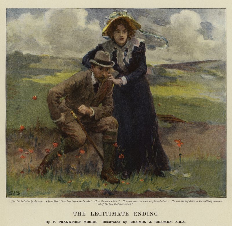 La fin légitime (chromolithographie) - Solomon Joseph Solomon