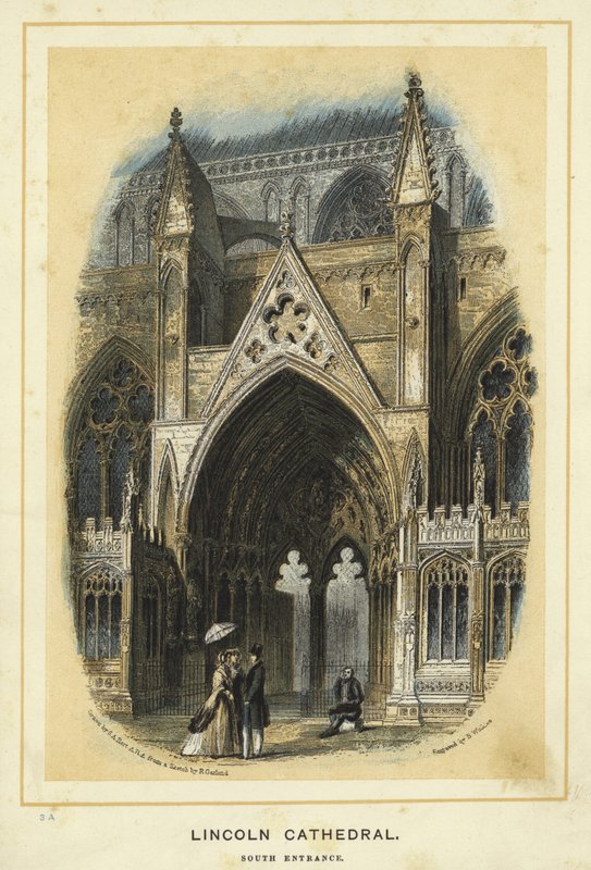 Cathédrale de Lincoln, entrée sud - Solomon Alexander Hart