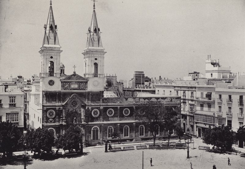 Cadix : Plaza de la Constitución (photo n/b) - Spanish Photographer