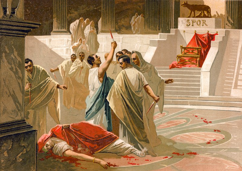 Assassinat de Jules César - Spanish School