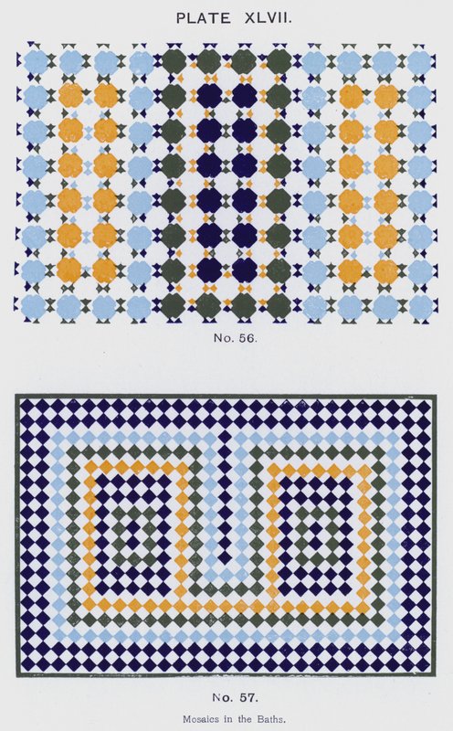 Mosaïques dans les Thermes - Spanish School