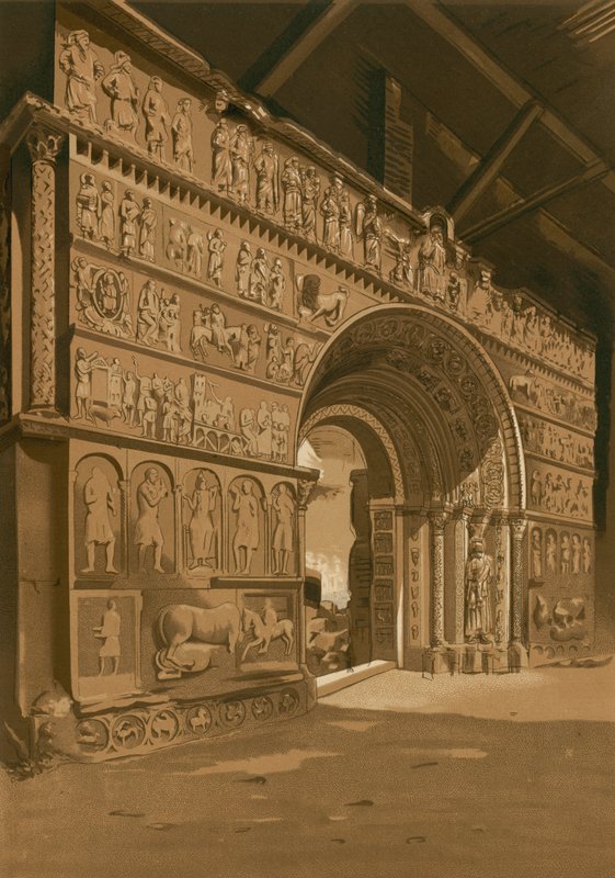 Arc de triomphe de Santa Maria de Ripoll - Spanish School