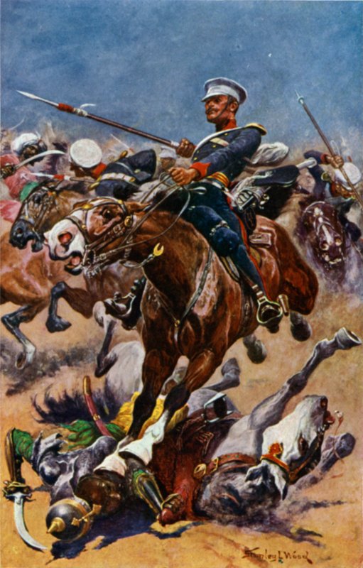 Les 9e Lanciers à Chilleanwallah - Stanley L. Wood