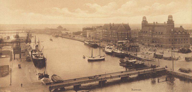 Malmö : Port (photo n/b) - Swedish Photographer