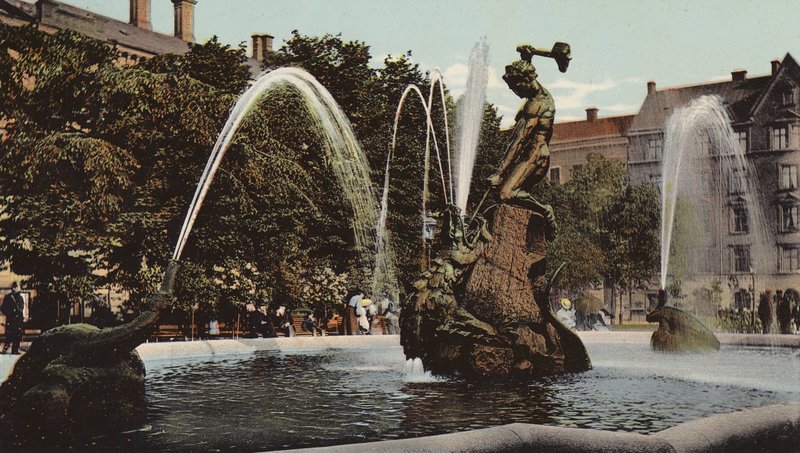 Stockholm : Fontaine "Tors Fiske" - Swedish Photographer
