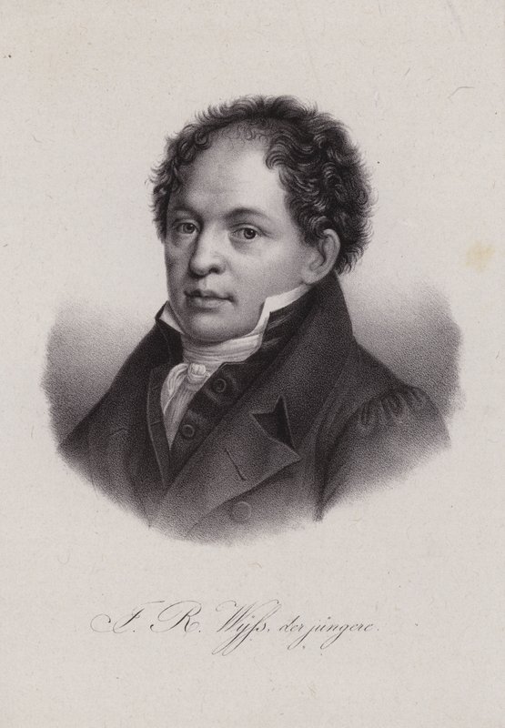 Johann Rudolf Wyss, écrivain suisse (gravure) - Swiss School
