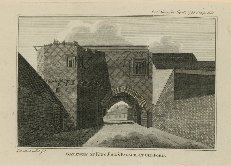Porte du palais du roi Jean - T. Prattent