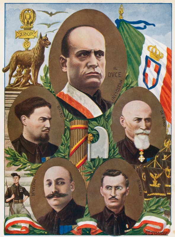Il Duce et le Quadrumvirat - Tancredi Scarpelli