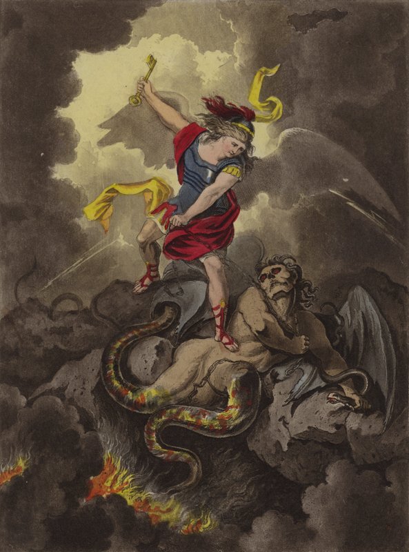 Satan enchaîné - Theodore (after) Lane