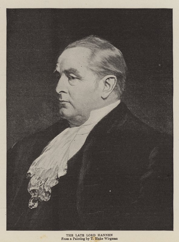 Le défunt Lord Hannen - Theodore Blake Wirgman