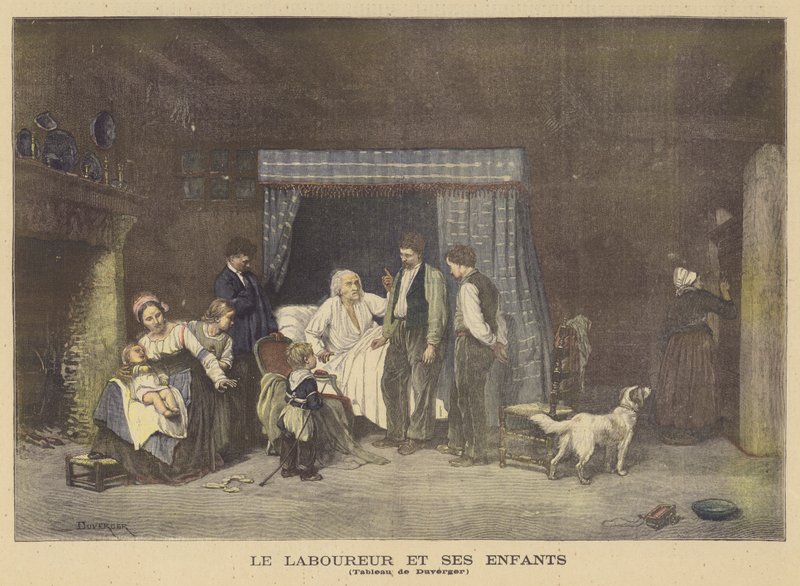 Le Laboureur et ses enfants - Theophile Emmanuel Duverger