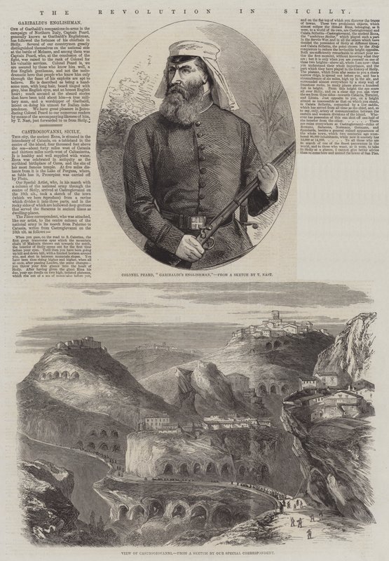 La révolution en Sicile - Thomas Nast
