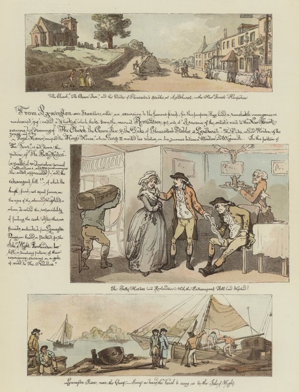 Tour de Rowlandson en chaise de poste, 1782 - Thomas Rowlandson