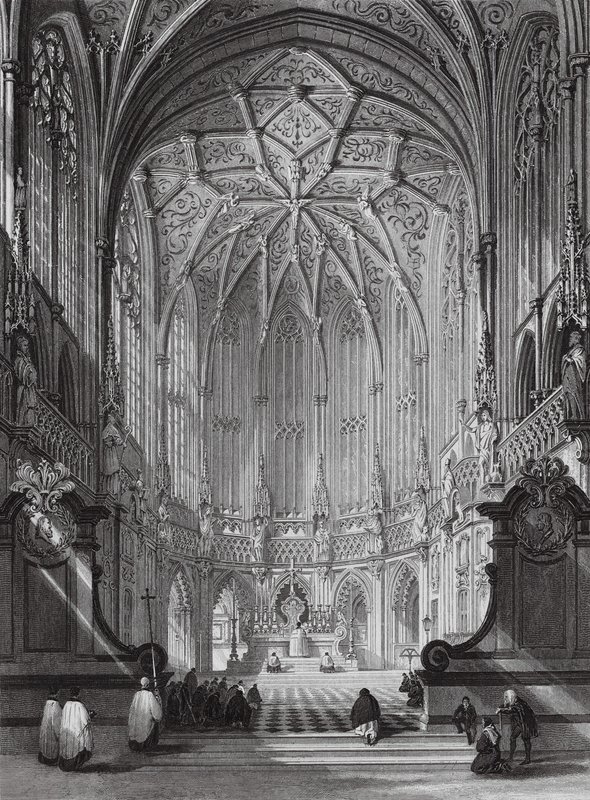 Église Saint-Jacques, Liège - Thomas (after) Allom