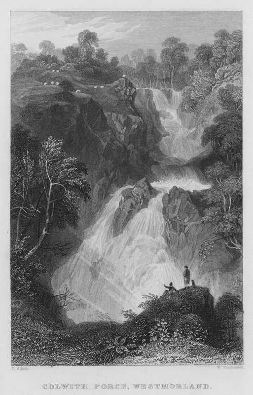 Colwith Force, Westmorland - Thomas (after) Allom