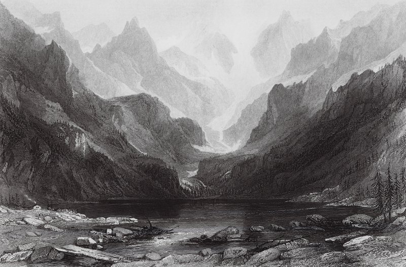 Lac de Gaube, Pyrénées - Thomas (after) Allom