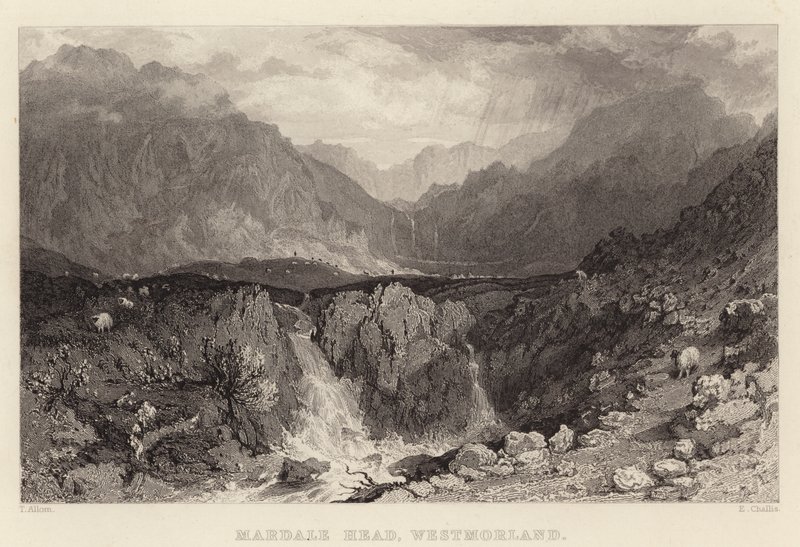 Mardale Head, Westmorland - Thomas (after) Allom
