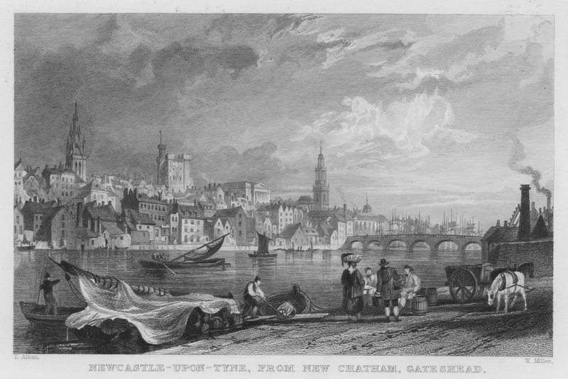 Newcastle-upon-Tyne, de New Chatham, Gateshead - Thomas (after) Allom