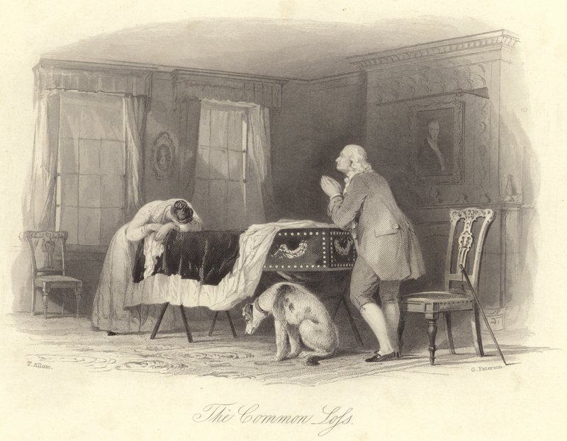 La perte commune (gravure) - Thomas (after) Allom