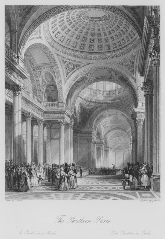 Le Panthéon, Paris - Thomas (after) Allom