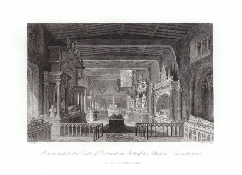 Église de Bottesford - Thomas Allom