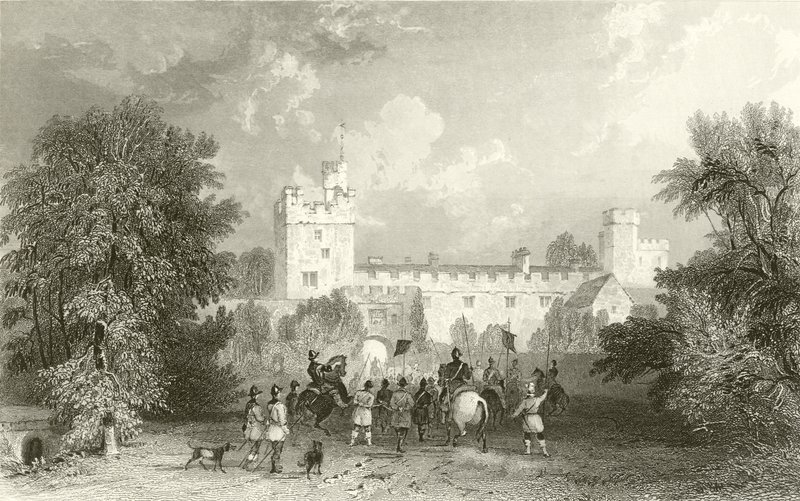 Château de Naworth, Cumberland - Thomas Allom