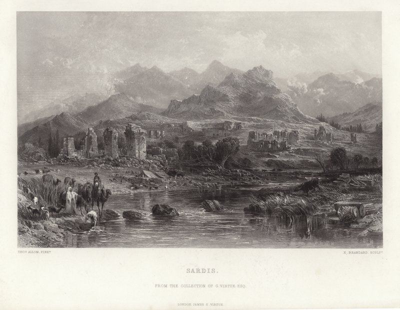 Sardes - Thomas Allom