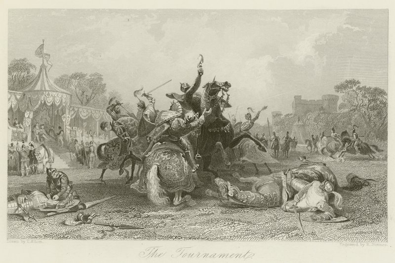 Le Tournoi - Thomas Allom