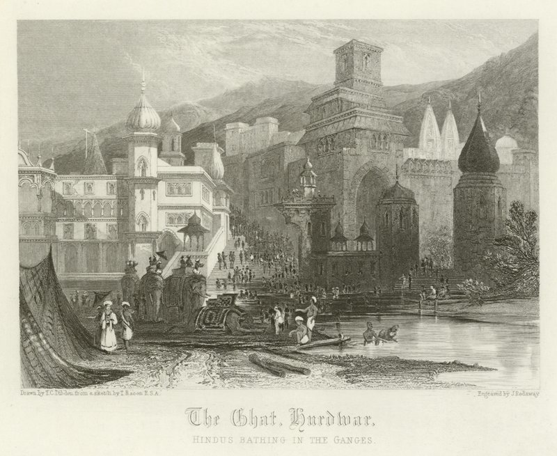 Le ghat, Hurdwar, Inde - Thomas Colman Dibdin