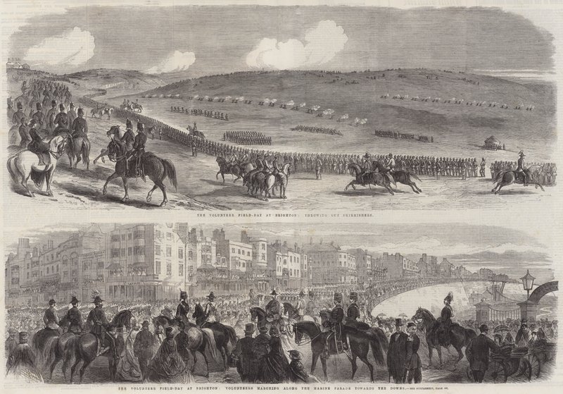 La journée des volontaires à Brighton - Thomas Harrington Wilson