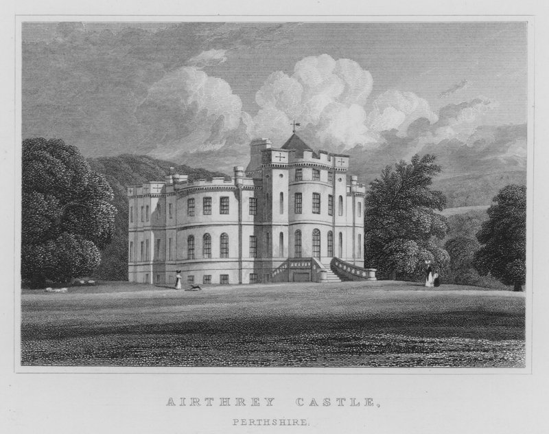 Airthrey Castle, Perthshire - Thomas Hosmer Shepherd