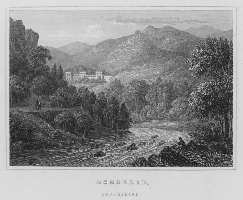 Bonskeid, Perthshire (gravure) - Thomas Hosmer Shepherd
