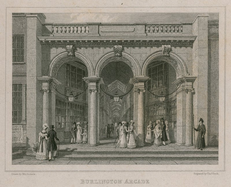 Burlington Arcade, Londres - Thomas Hosmer Shepherd