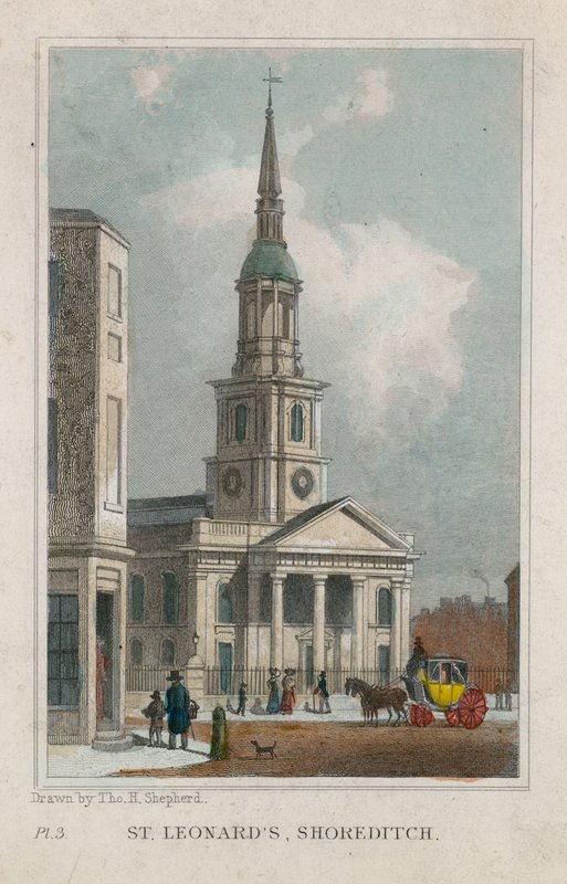 Église Saint-Léonard, Shoreditch - Thomas Hosmer Shepherd
