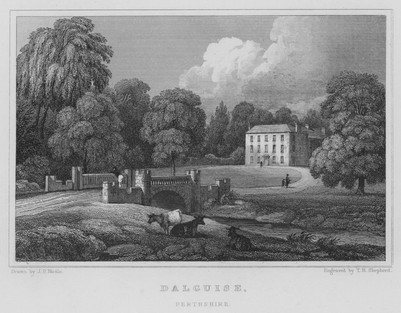 Dalguise, Perthshire (gravure) - Thomas Hosmer Shepherd