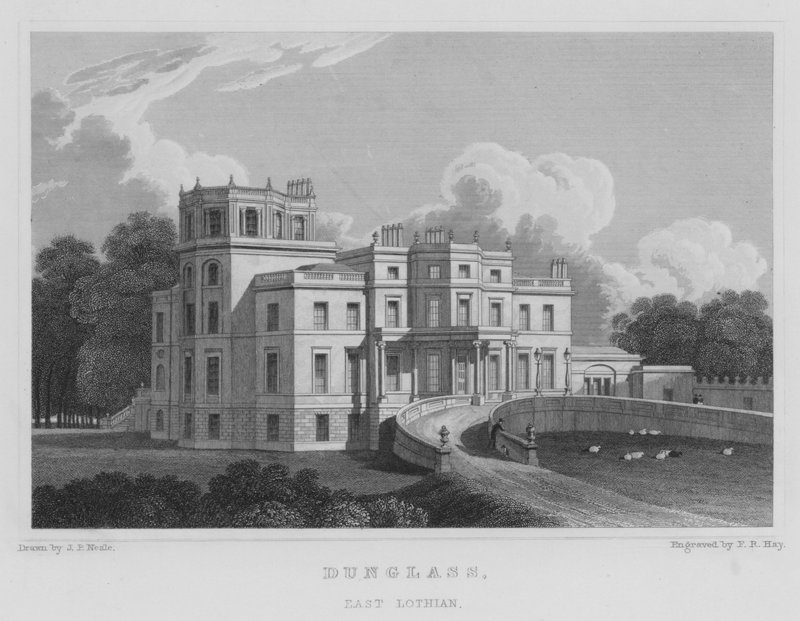 Dunglass, East Lothian (gravure) - Thomas Hosmer Shepherd