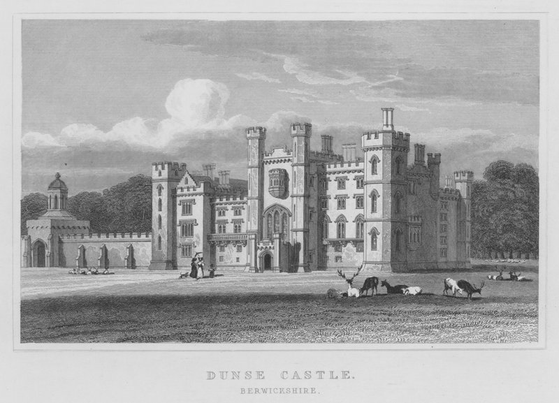 Château de Dunse, Berwickshire - Thomas Hosmer Shepherd
