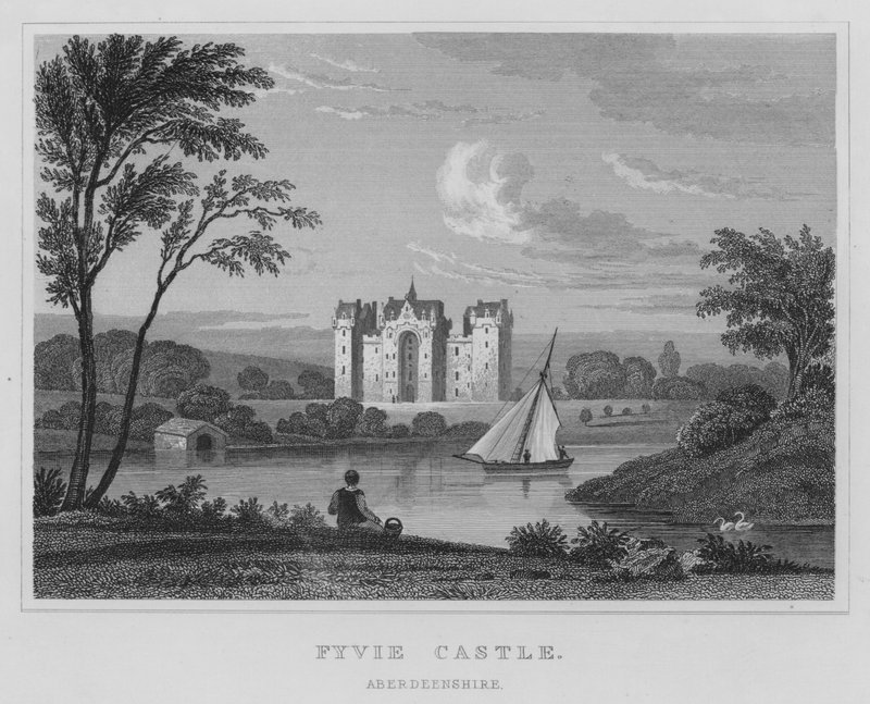 Château de Fyvie, Aberdeenshire (gravure) - Thomas Hosmer Shepherd