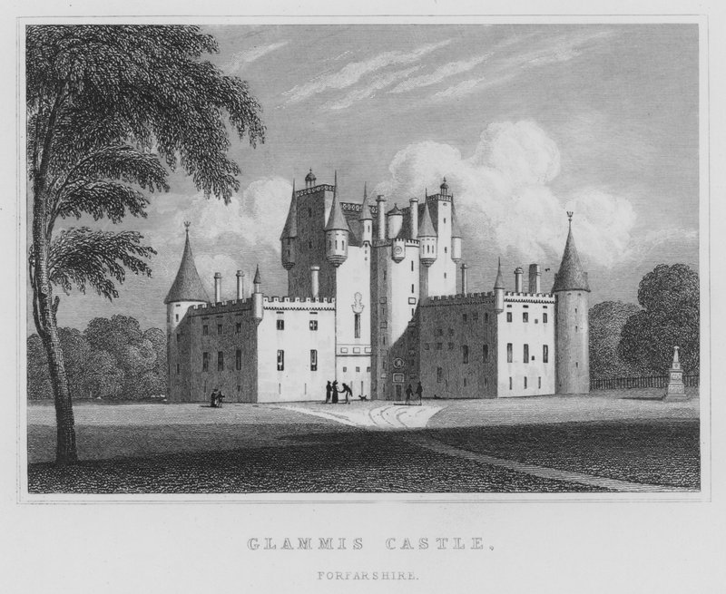 Glammis Castle, Forfarshire - Thomas Hosmer Shepherd
