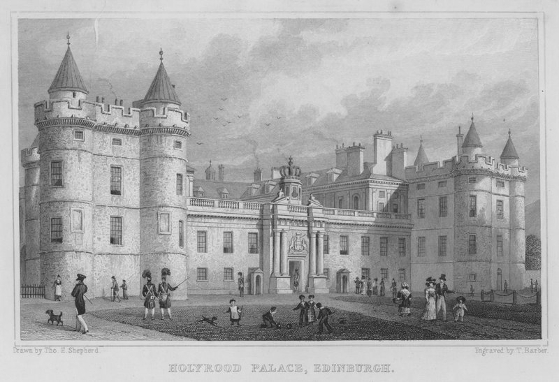 Palais de Holyrood, Édimbourg - Thomas Hosmer Shepherd